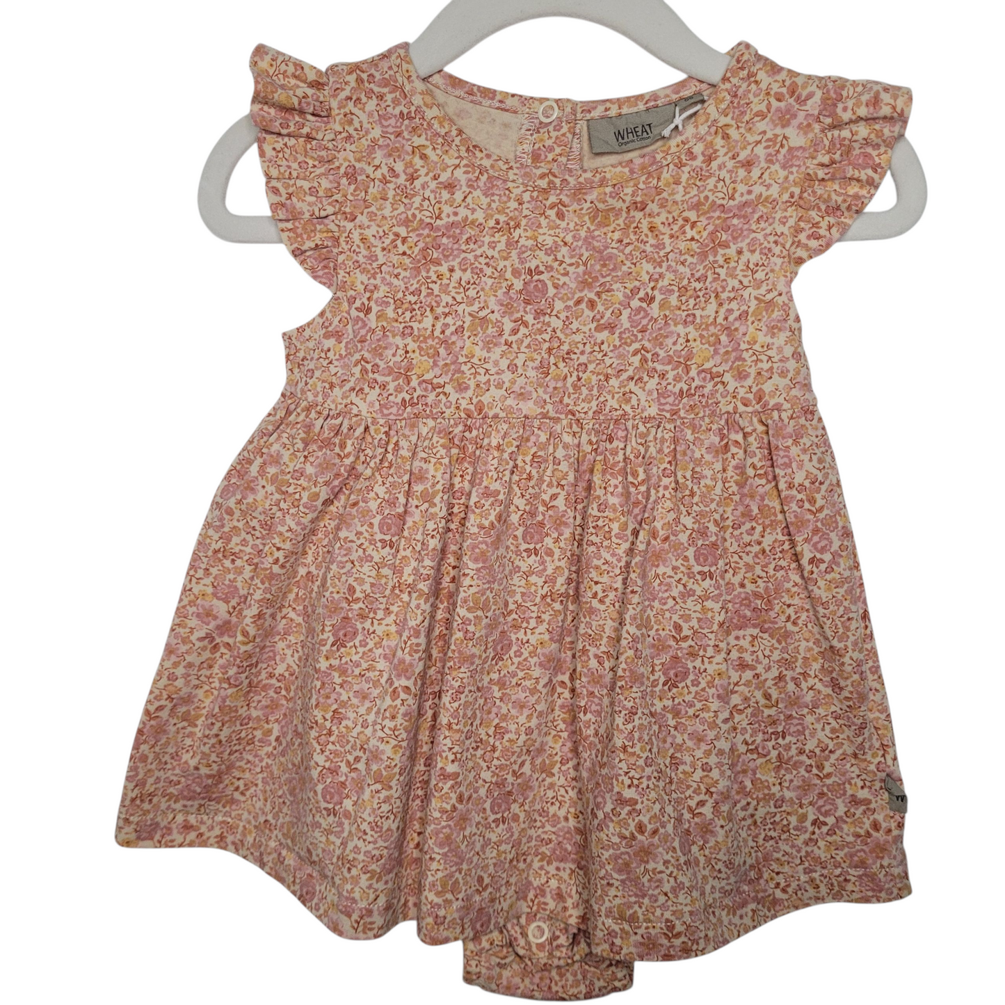 Blumenkleidchen mit Body - Gr.68