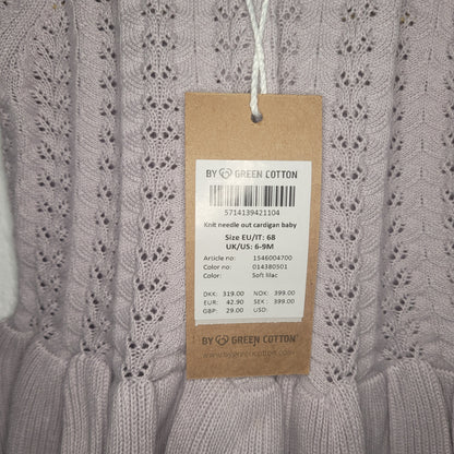 Müsli - Strickjacke Lavendel - 68 (NEU)