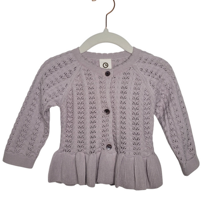 Müsli - Strickjacke Lavendel - 68 (NEU)