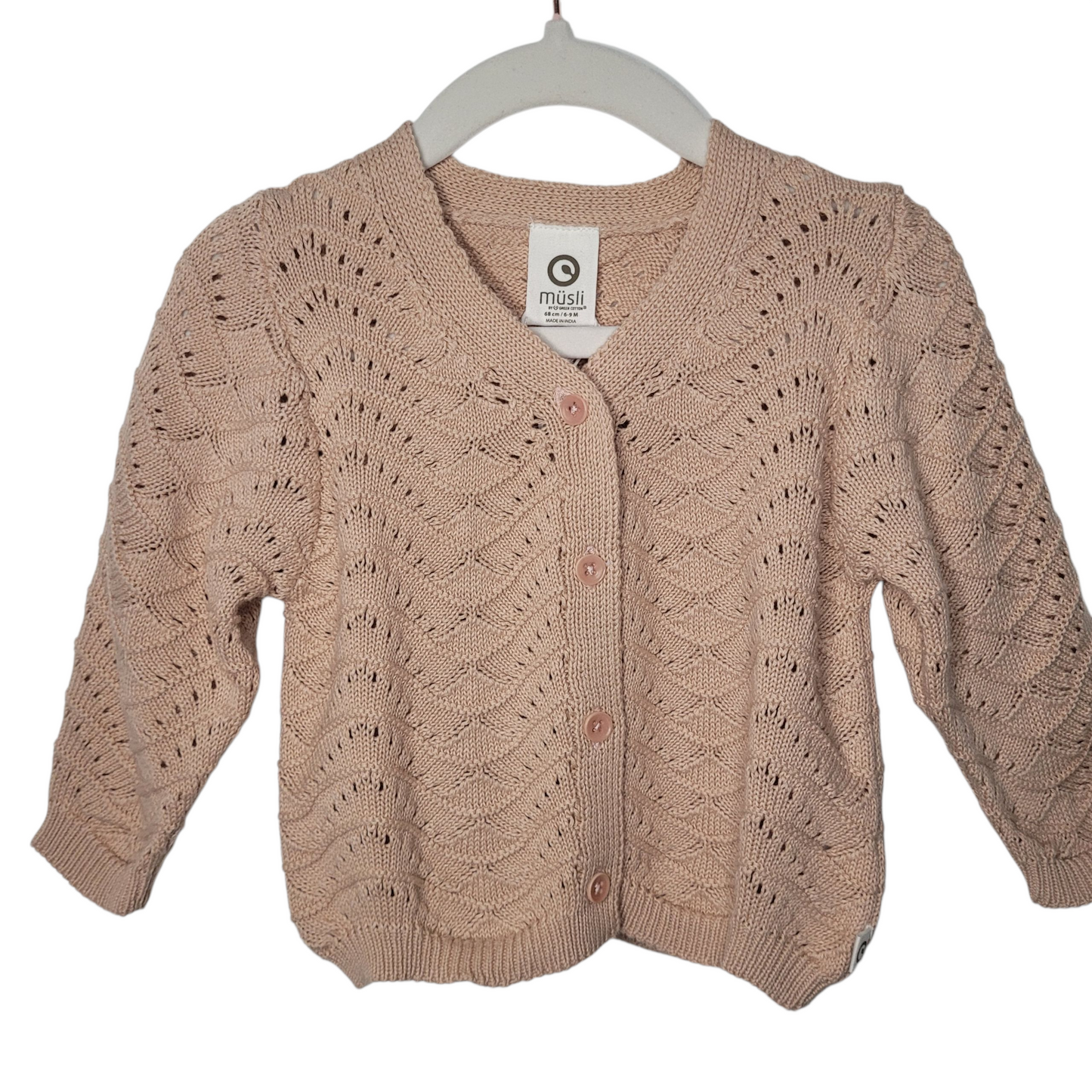 Müsli - Strickjacke Rose - 68 (NEU)