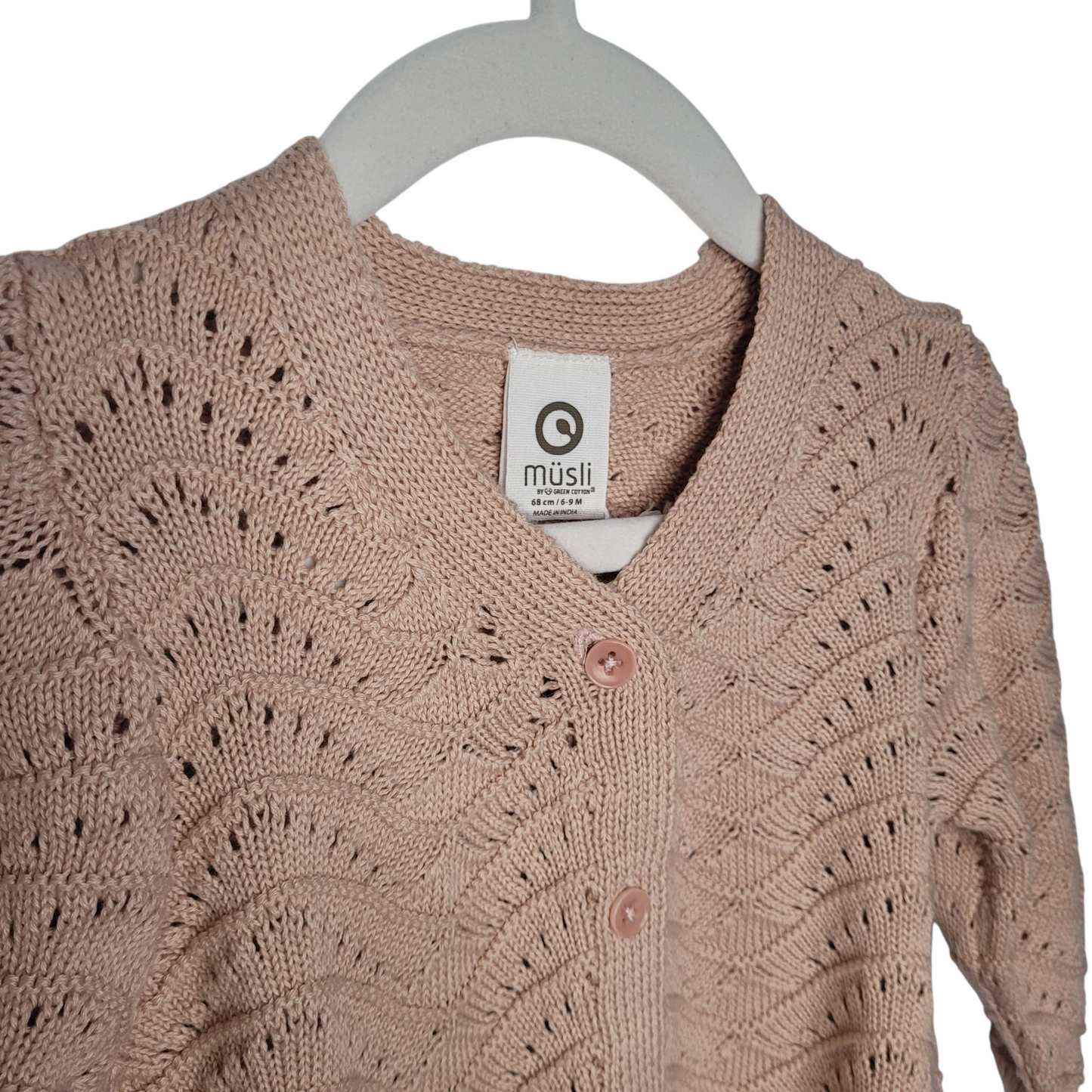 Müsli - Strickjacke Rose - 68 (NEU)