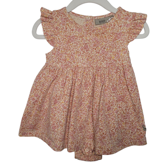 Blumenkleidchen mit Body - Gr.68
