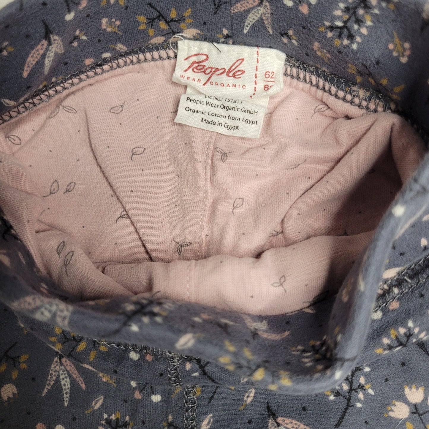 Wendehose Blumen - People Wear Organic - Gr.62/68