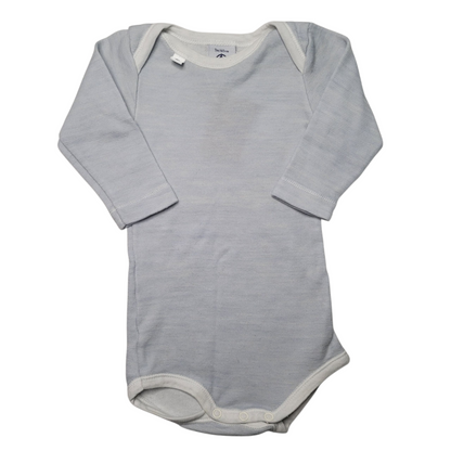Body Hellblau Wolle/Baumwolle - Petit Bateau - 60