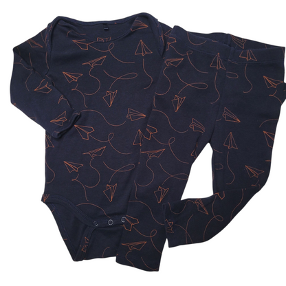 Body und Leggings Set Papierflieger - Soft Gallery - 68