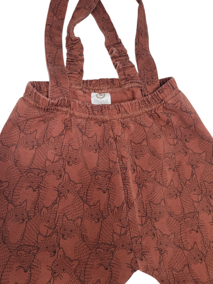 Trägerhose Fuchs - müsli - 80